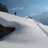 Schneeschuhwanderung in den Bergen (4)